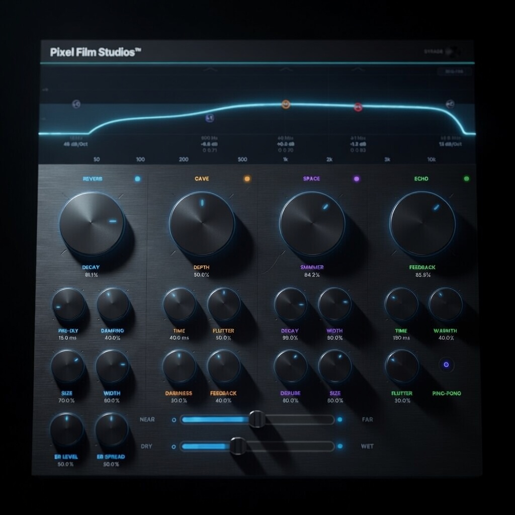 Audio Environments plugin interface inside Final Cut Pro
