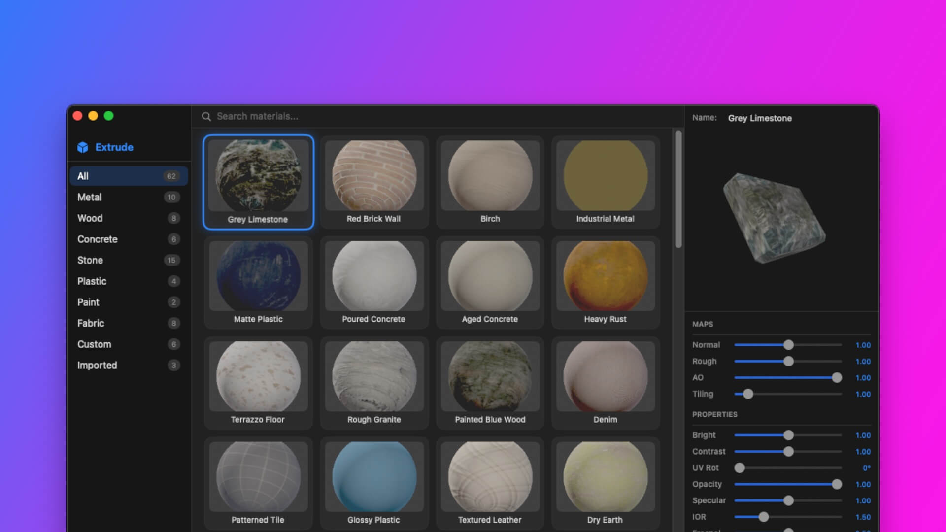 Extrude — 3D extrusion plugin for Final Cut Pro