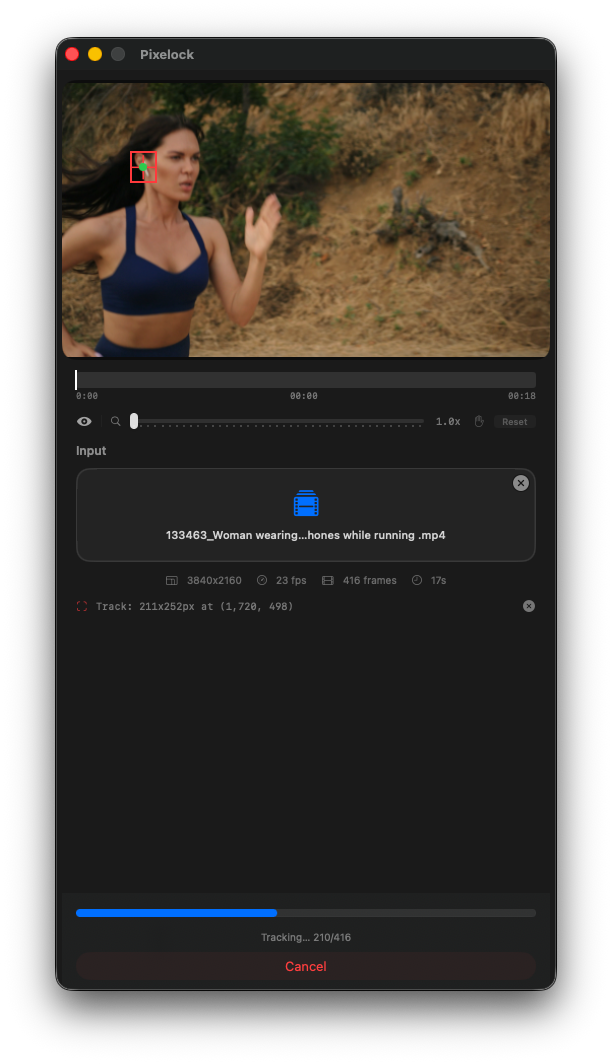Apple Vision AI tracks frame by frame