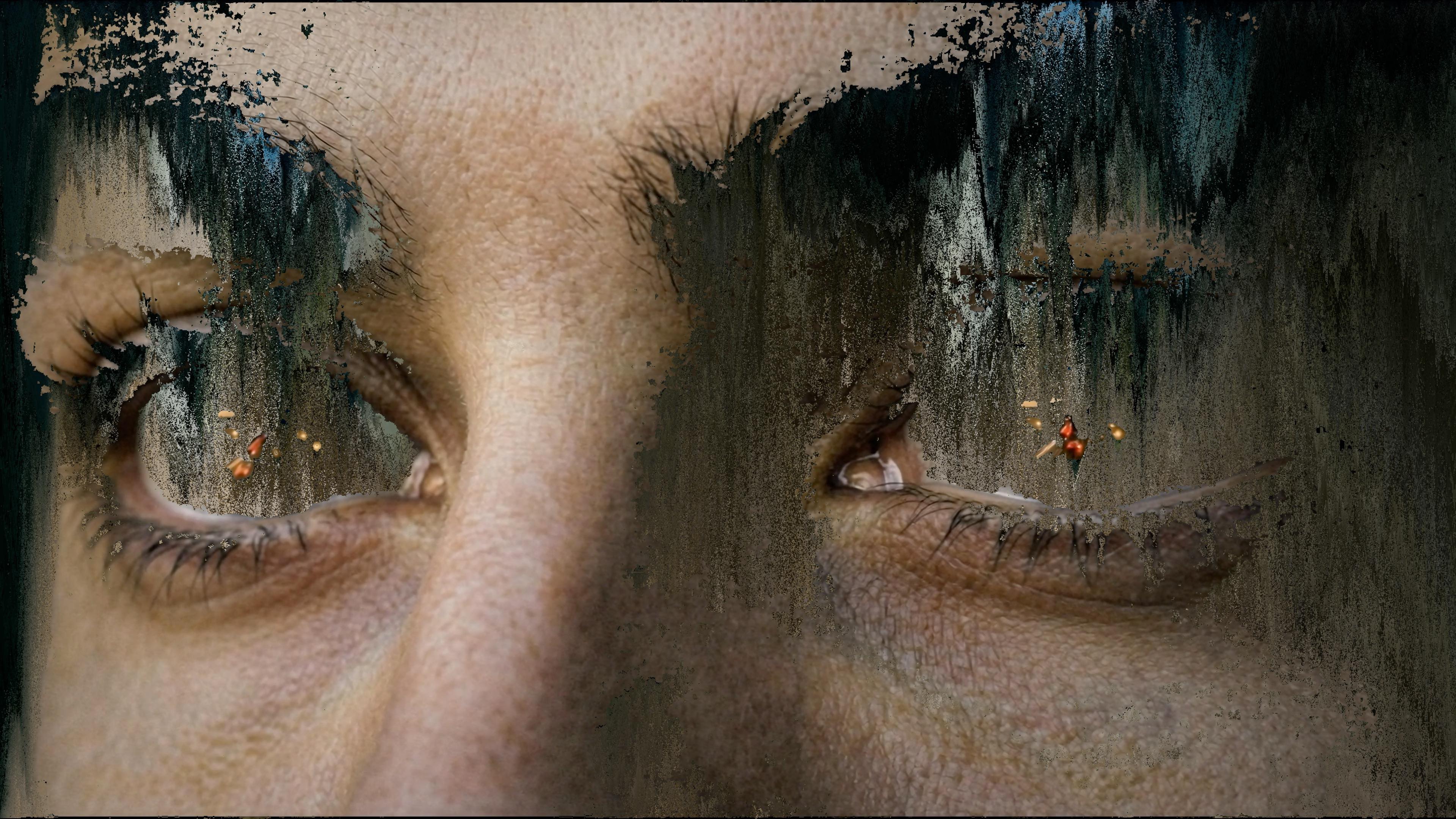 PIXELSORT edge detection mode on cinematic footage