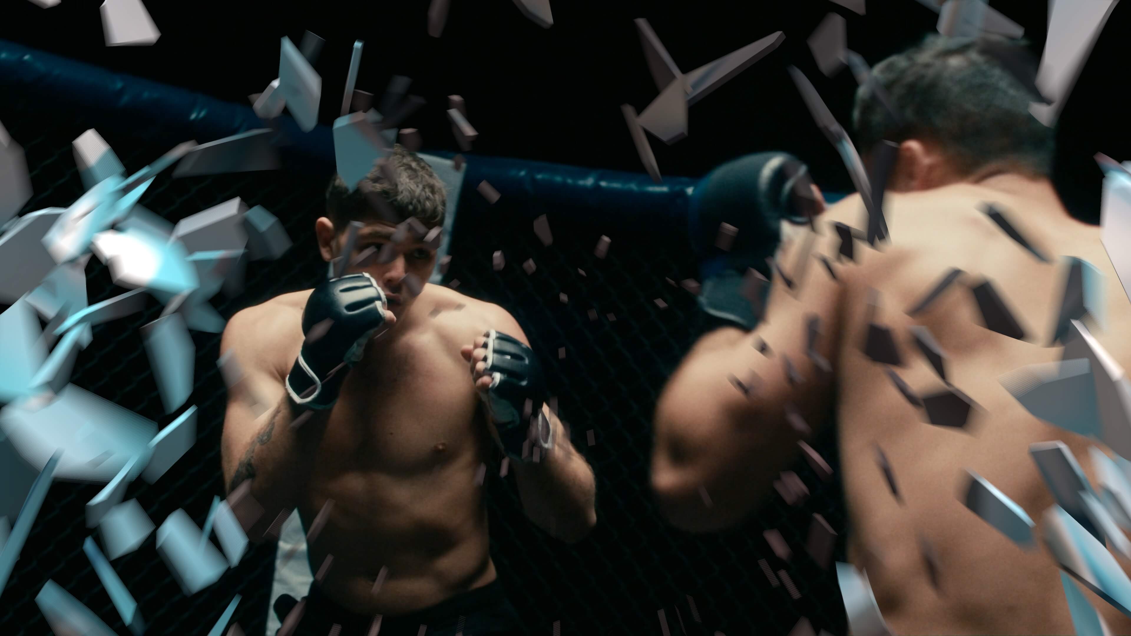 Shatter multiple break patterns — radial, grid, voronoi, and random fragmentation for FCP