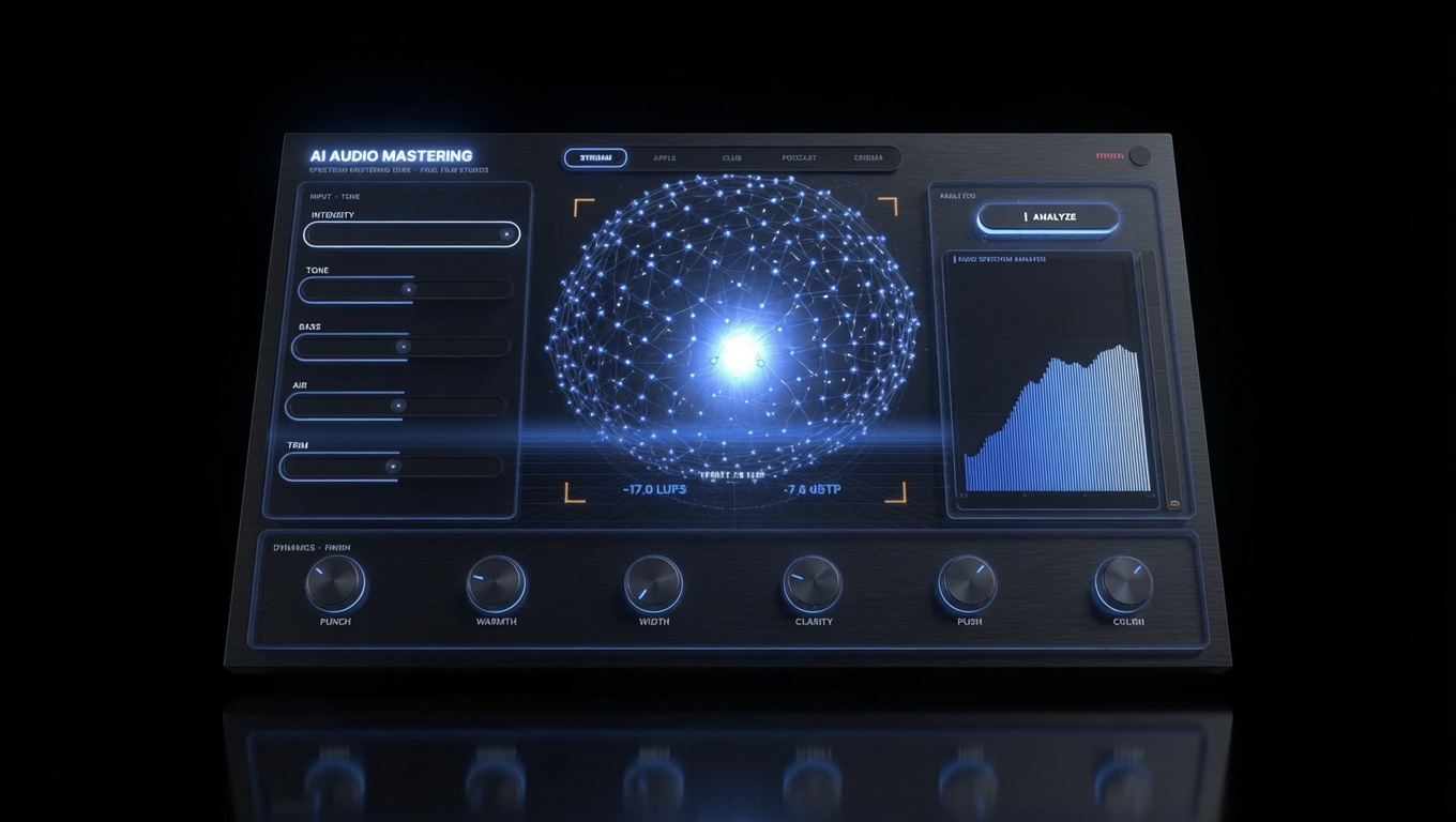 AI Audio Mastering