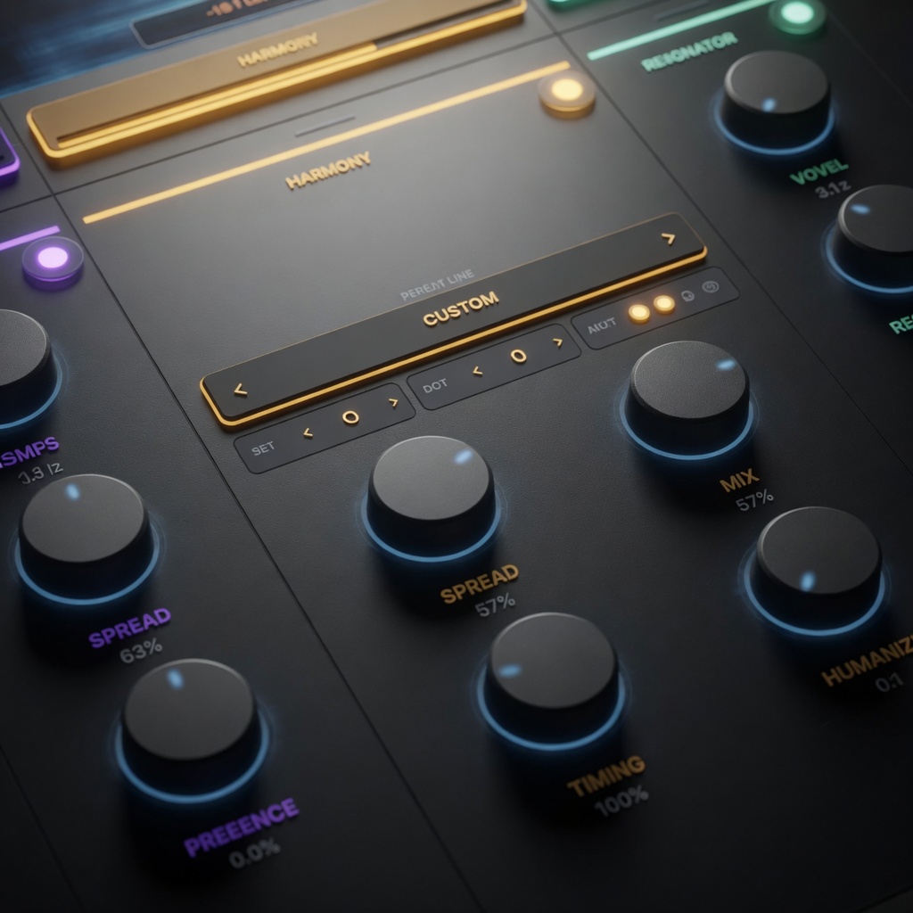 AI Vocal Transformer Harmony engine — layered voices from a single recording