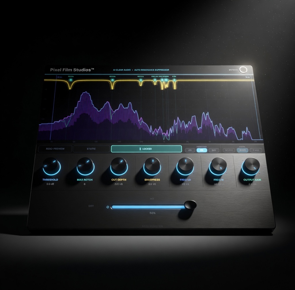 AI Clear Audio — intelligent resonance removal for Final Cut Pro