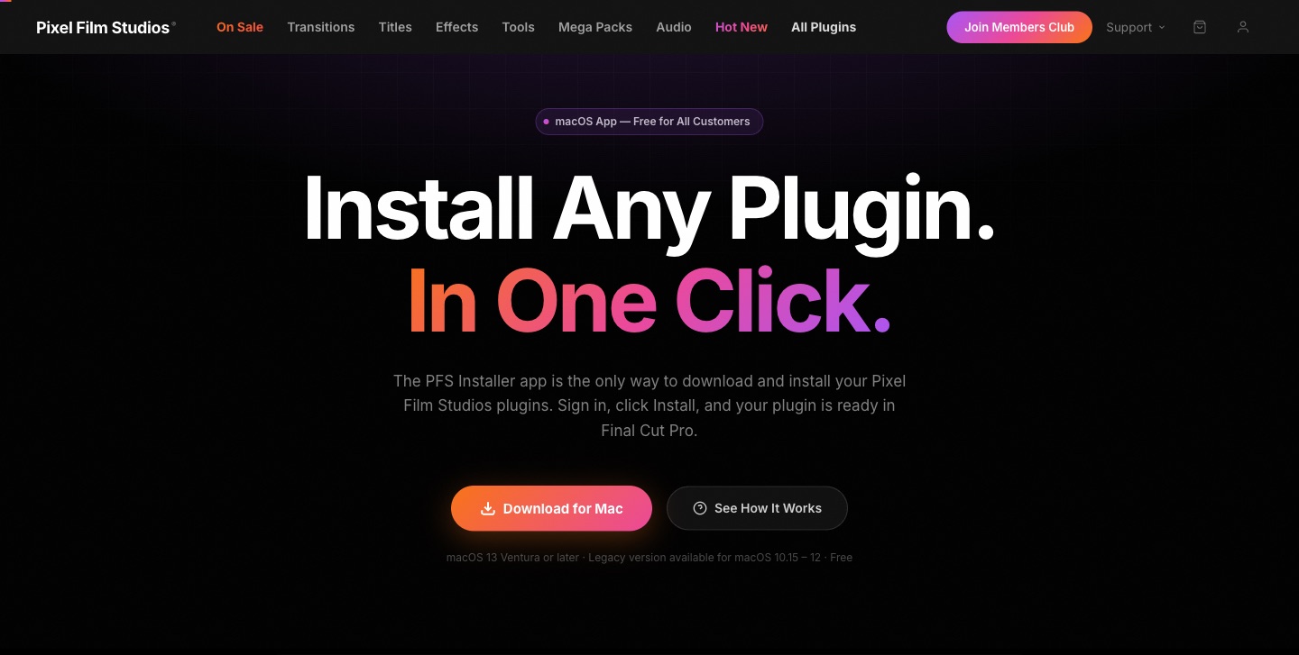 PFS Installer — Install Any Plugin In One Click
